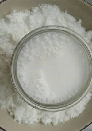 Una foto de Leche de Coco Casera (sin endulzar)