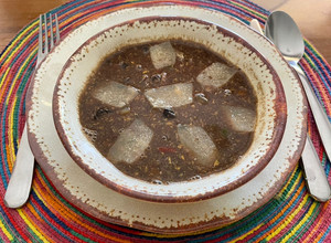 Una foto de Sopa light y nutritiva