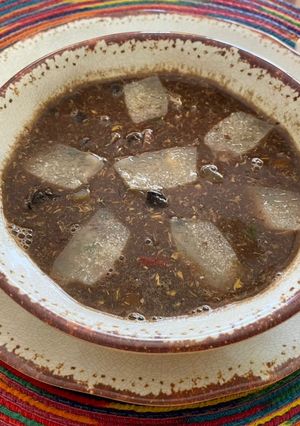Una foto de Sopa light y nutritiva