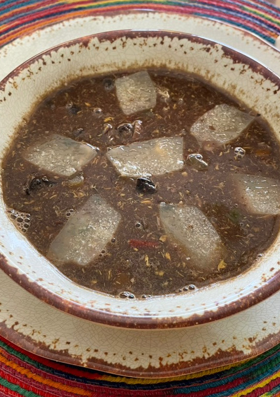 Una foto de Sopa light y nutritiva