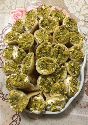 صورة لوصفة طبق الحلو قطايف عصافيري شغل بيتي