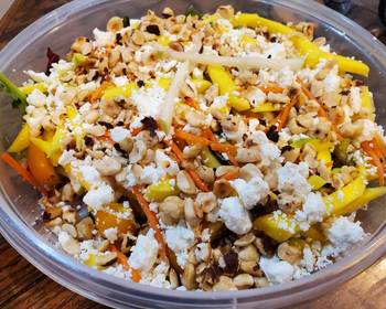 Update, Make Recipe Mango  Pear summer salad Practical Delicious