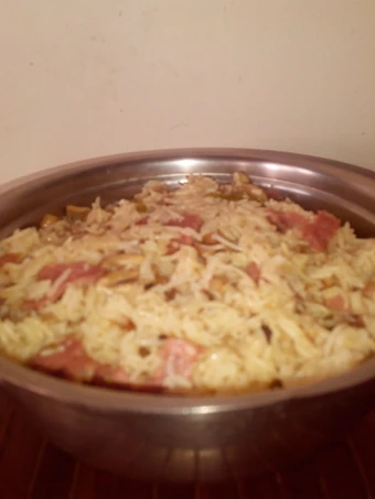 Easy Steps to Make Recipe Ham, mushroom &amp; Rice-quicky lunch that is Really Delicious, Addictive}