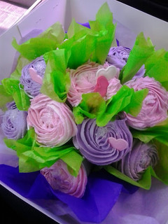 Una foto de Bouquet de Cupcakes de San Valentín