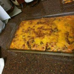 A picture of Bacon Cheeseburger Casserole.