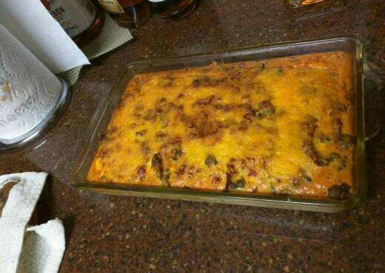 Delicious Bacon Cheeseburger Casserole