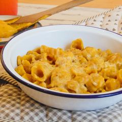 A picture of Macaroni Cheese with Hidden Veg.