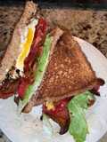 BLT with fried egg