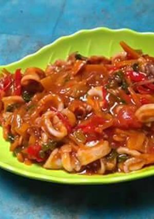 Foto resep Cumi Asem Pedas