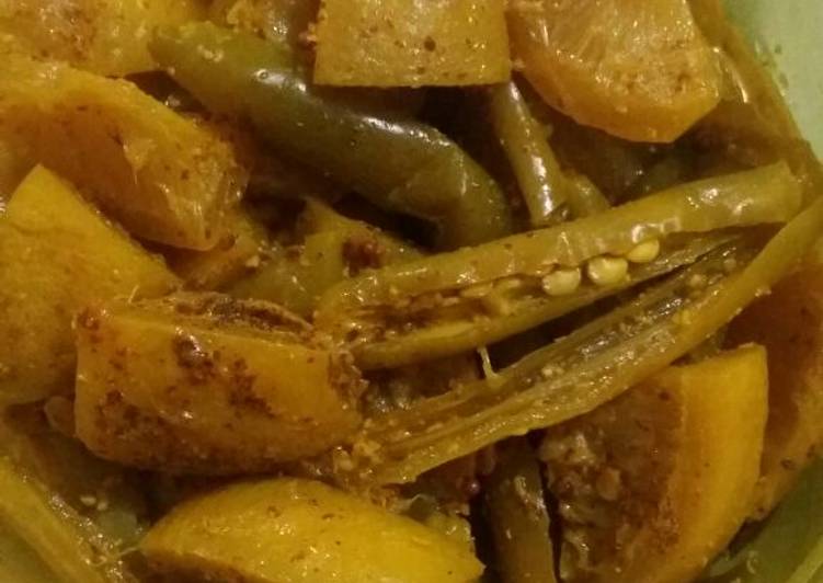 Step-by-Step Guide to Prepare Award-winning Lemon and Mirch Pickle