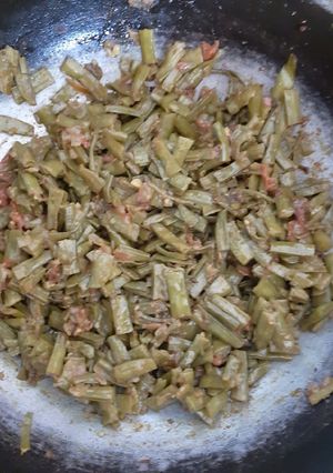 A picture of Cluster beans (gawar phali).