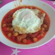 Garbanzos con chistorra estilo Mony ñam
