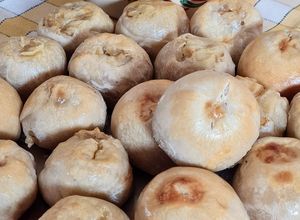 Una foto de Knishes de papa y cebolla 🥔 🧅 Receta tradicional judía 🇮🇱