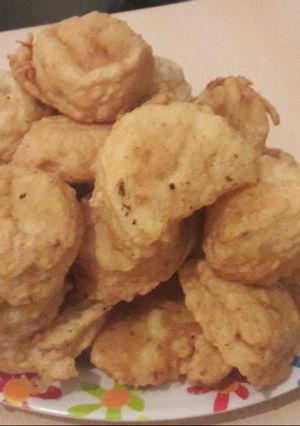 Una foto de Papas con queso!