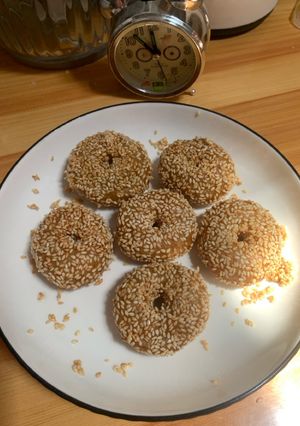 Foto resep Donat Pisang Wijen