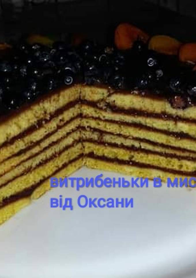 Торт на сковороді