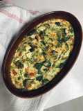طبق فريتاتا frittata الإيطالي بالسبانخ والخضروات..~