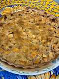 Apple, Banana, and Caramel Tart