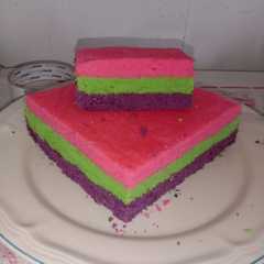 Foto resep Rainbow cake