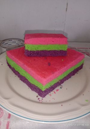 Foto resep Rainbow cake