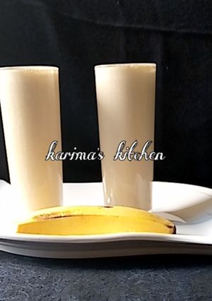 A picture of Easy banana smoothie.