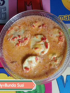 Foto resep Telur masak santan pedas
