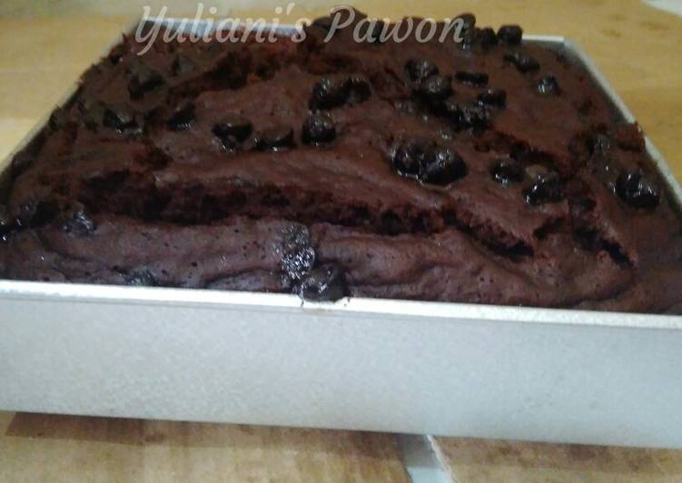 Bolu Coklat no mixer