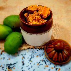 A picture of Instant mango pickle.