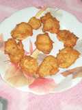 Pulses and potato fritters/ Daal and potato pakore