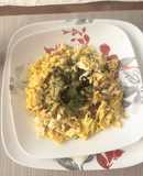 Bầu xào trứng thìa là