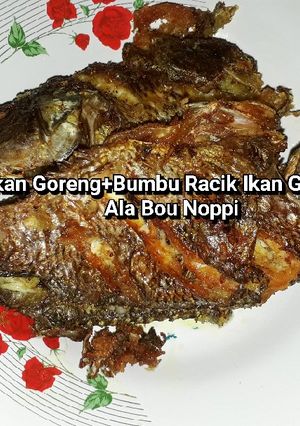Foto resep Ikan goreng + bumbu racik ikan goreng