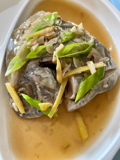 Foto resep HK style steamed fish a.k.a ikan bawal kukus MPASI 13+