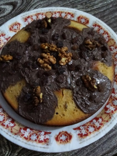 عکسی از دستور کیک با روکش شکلاتی🍫