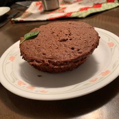 Keto chocolate mint mini cake 🍰 A picture of Keto chocolate mint mini cake 🍰.