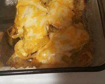 The New Way Cooking Recipe Banana pepper chicken bake Savory Delicious