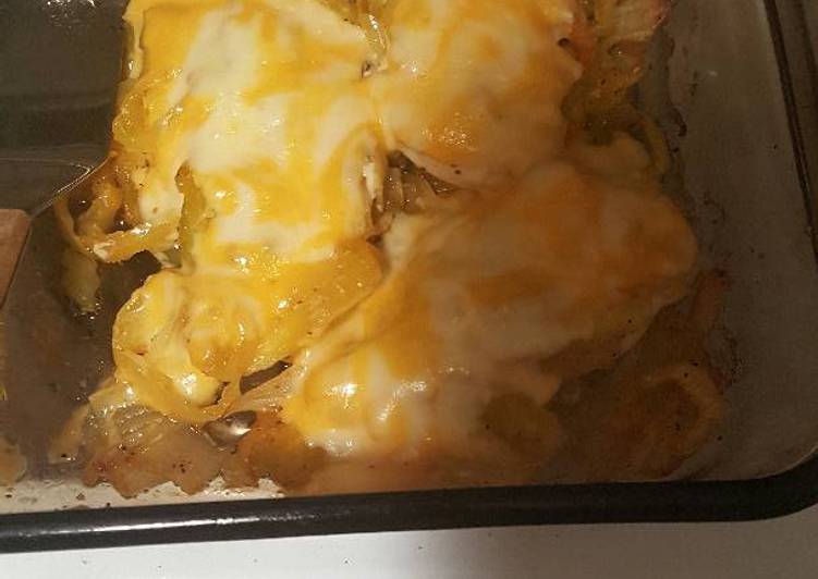 Easiest Way to Prepare Super Quick Homemade Banana pepper chicken bake