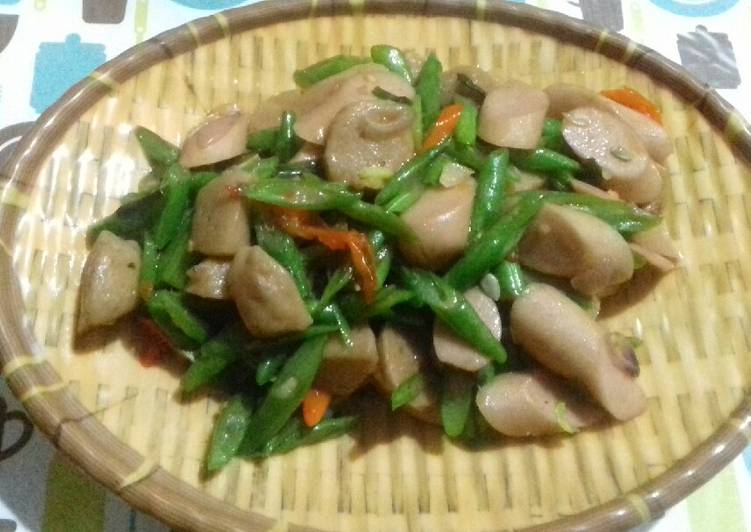 Resep Cah Buncis Saus Tiram Bakso Sosis Anti Gagal