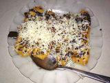 Pisang goreng panir toping coklat keju