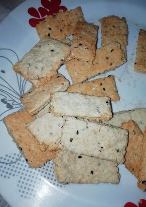Una foto de Galletita tipo cracker veganas light
