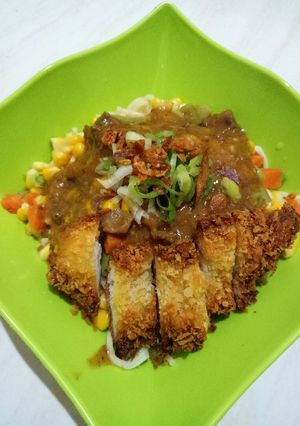 Foto resep Japanese Curry Udon katsu