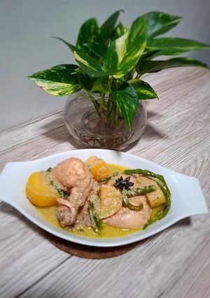 Foto resep Ayam gulai kurma