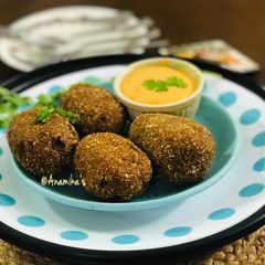 A picture of Unique Egg Devils/Croquettes with Toor Dal-Oats-Potatoes-Macaroni.