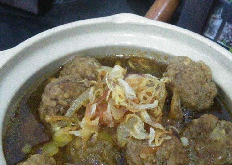 Resep Semur Bola Bola Daging, Enak Banget