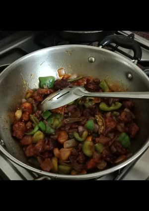 A picture of Chilli Chicken Dry.
