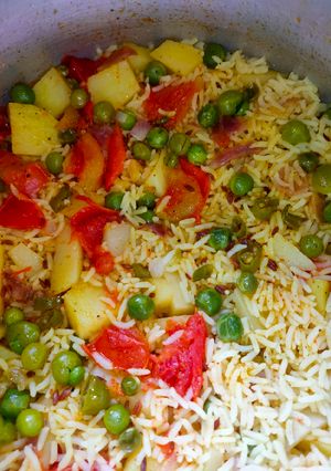 A picture of Tomato Rice.