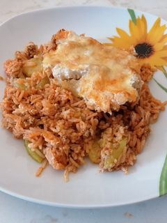 Karfiolos rakott cukkini recept fotója