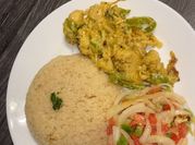Une photo de manioc plat