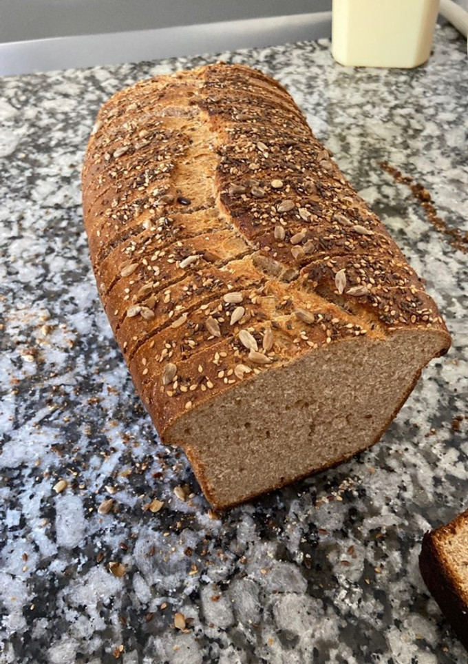 Una foto de Pan integral de molde