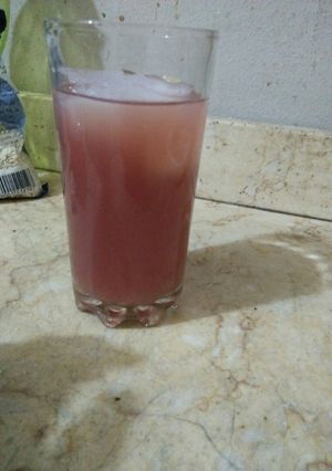 صورة لوصفة عصير العنب الأحمر