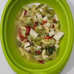 รูปของ Tumis sawi putih +jagung muda +tahu